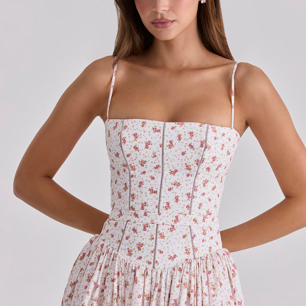 The Tuscan Blossom Midi Dress