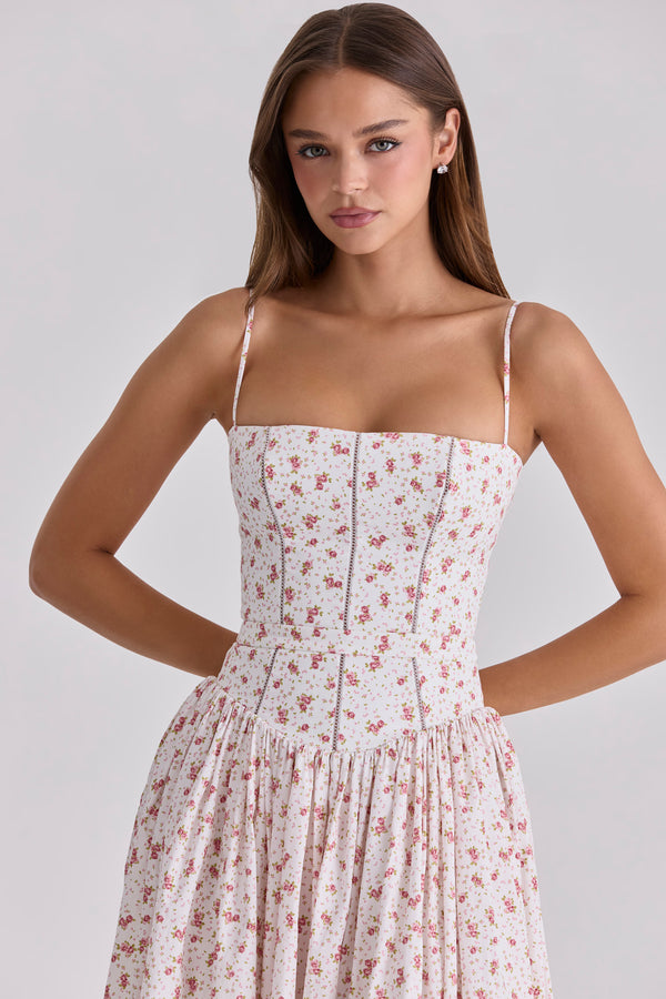 La robe midi Tuscan Blossom