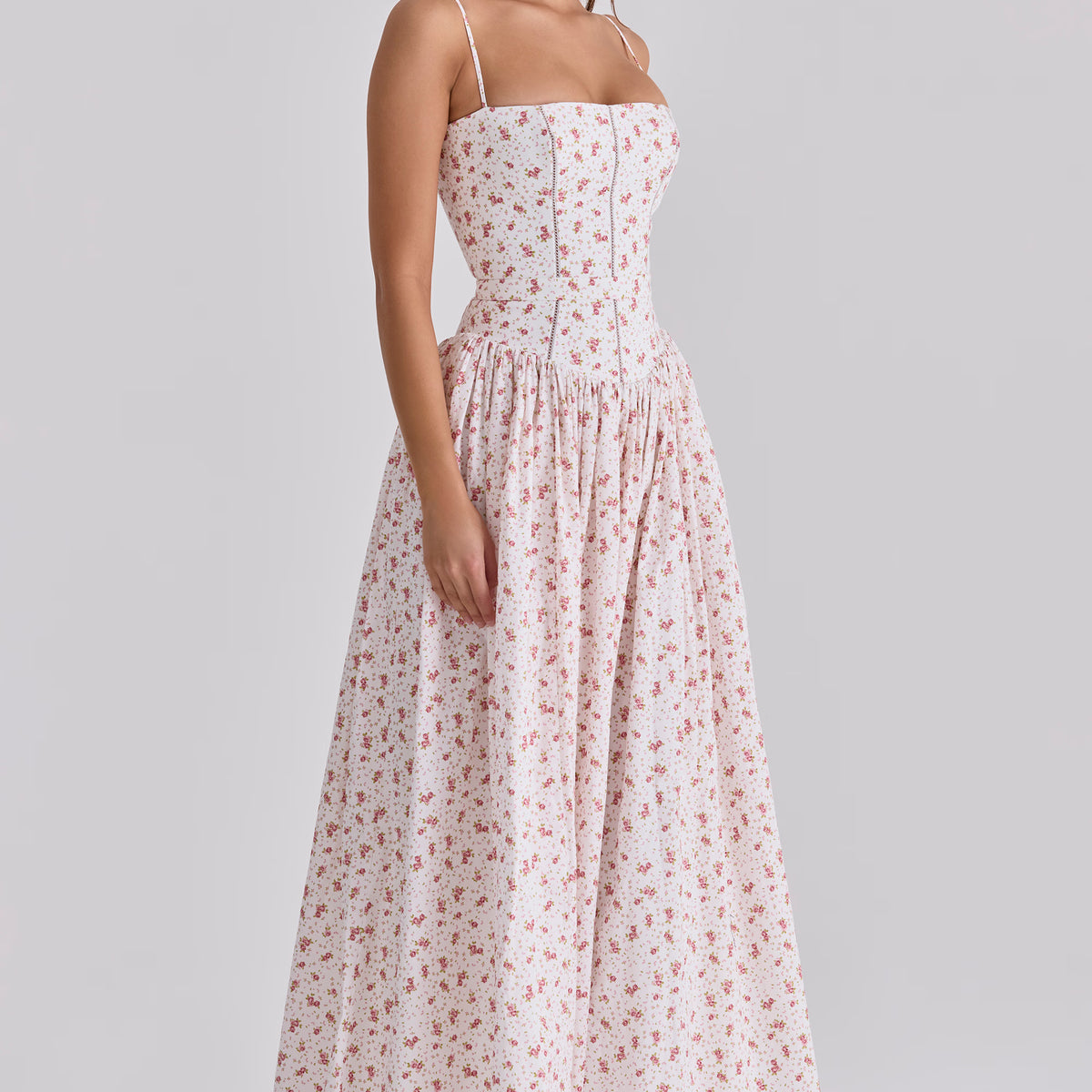The Tuscan Blossom Midi Dress