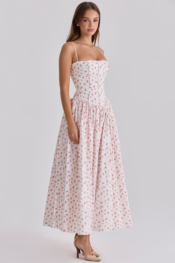 La robe midi Tuscan Blossom