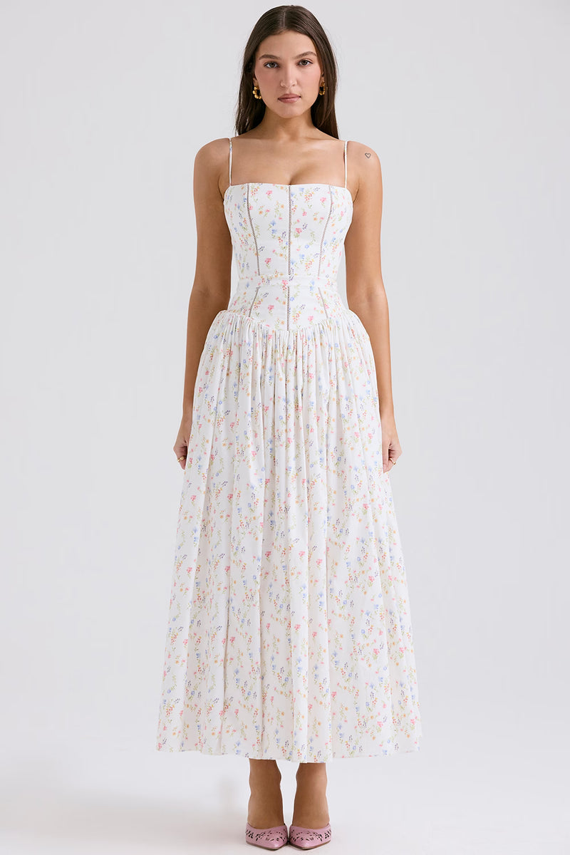 The Capri Meadow Midi Dress