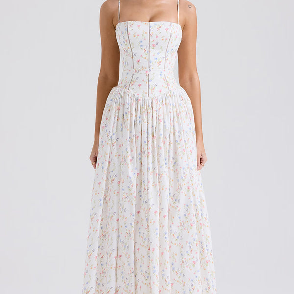 The Capri Meadow Midi Dress