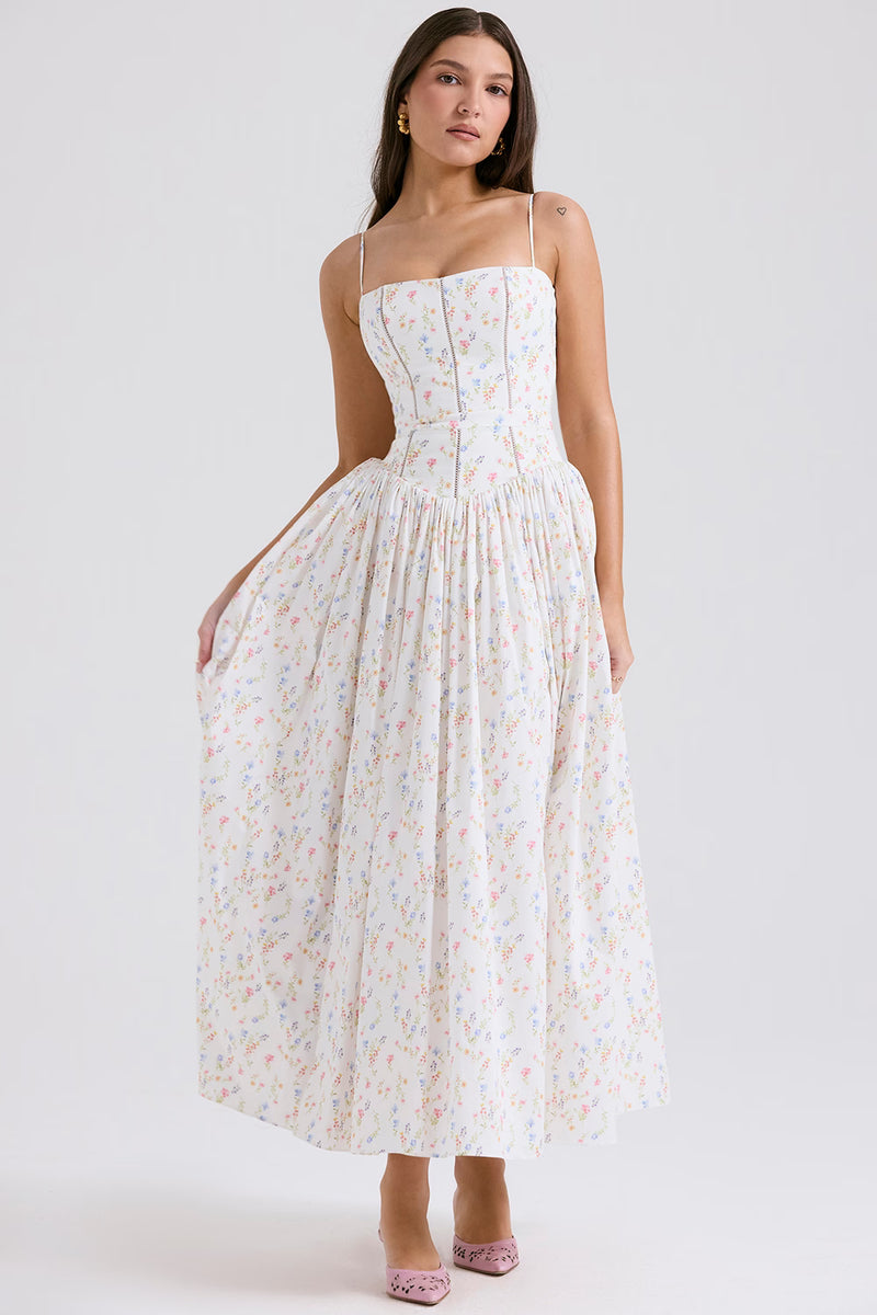 The Capri Meadow Midi Dress