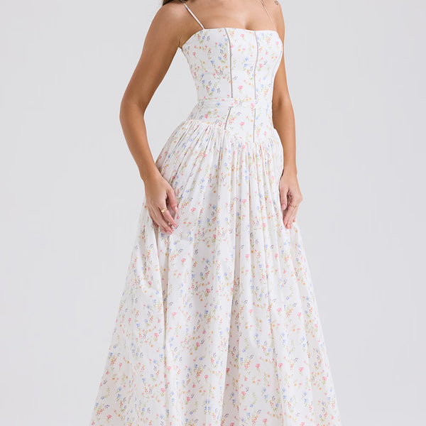 The Capri Meadow Midi Dress