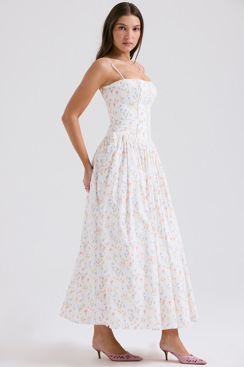 The Capri Meadow Midi Dress